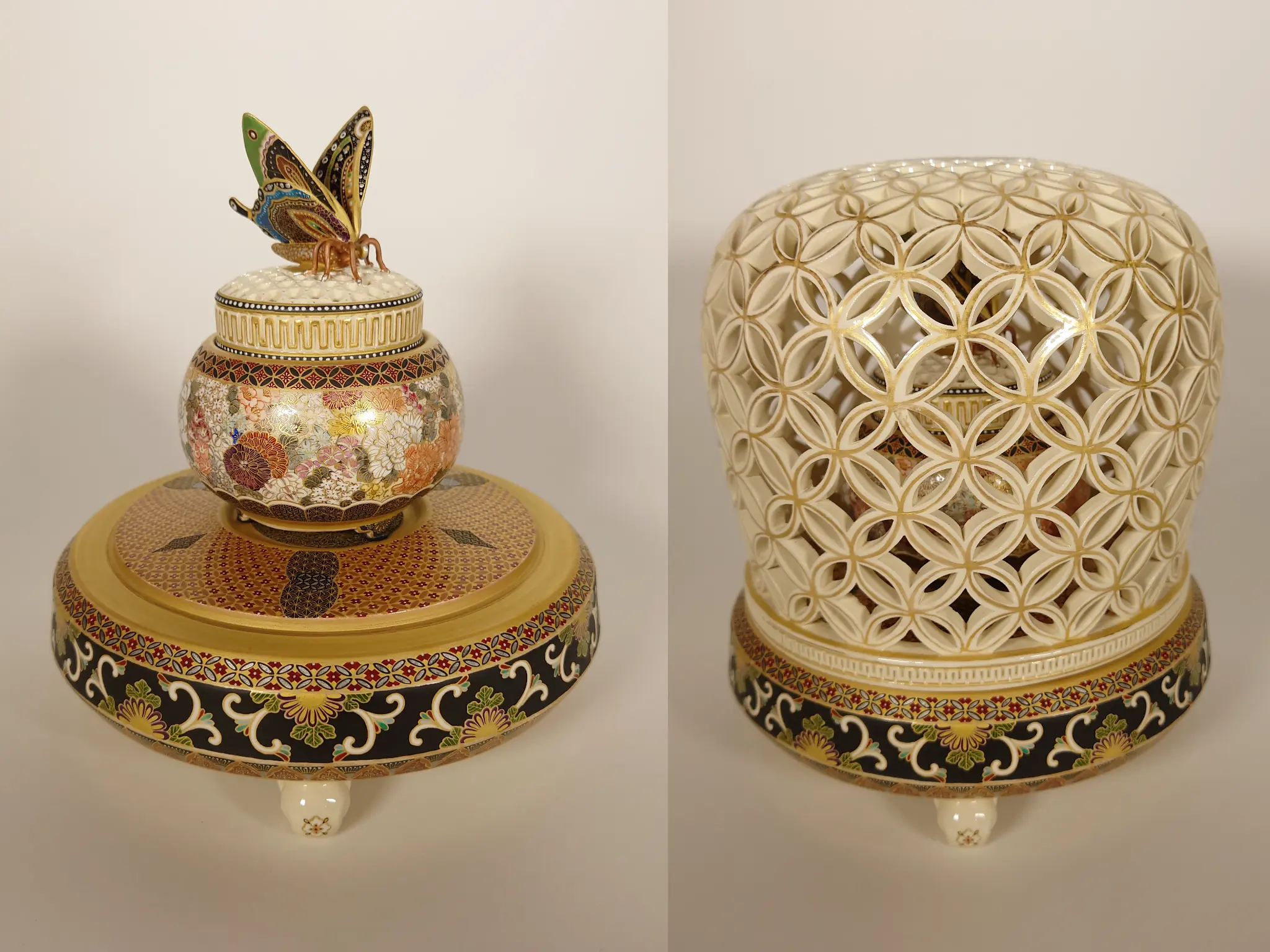 華薩摩 蝶透かし